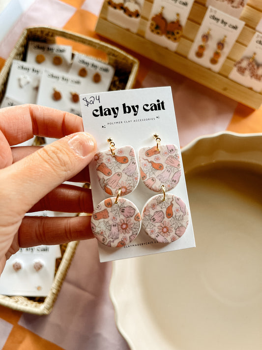 Halloween Clay Earrings