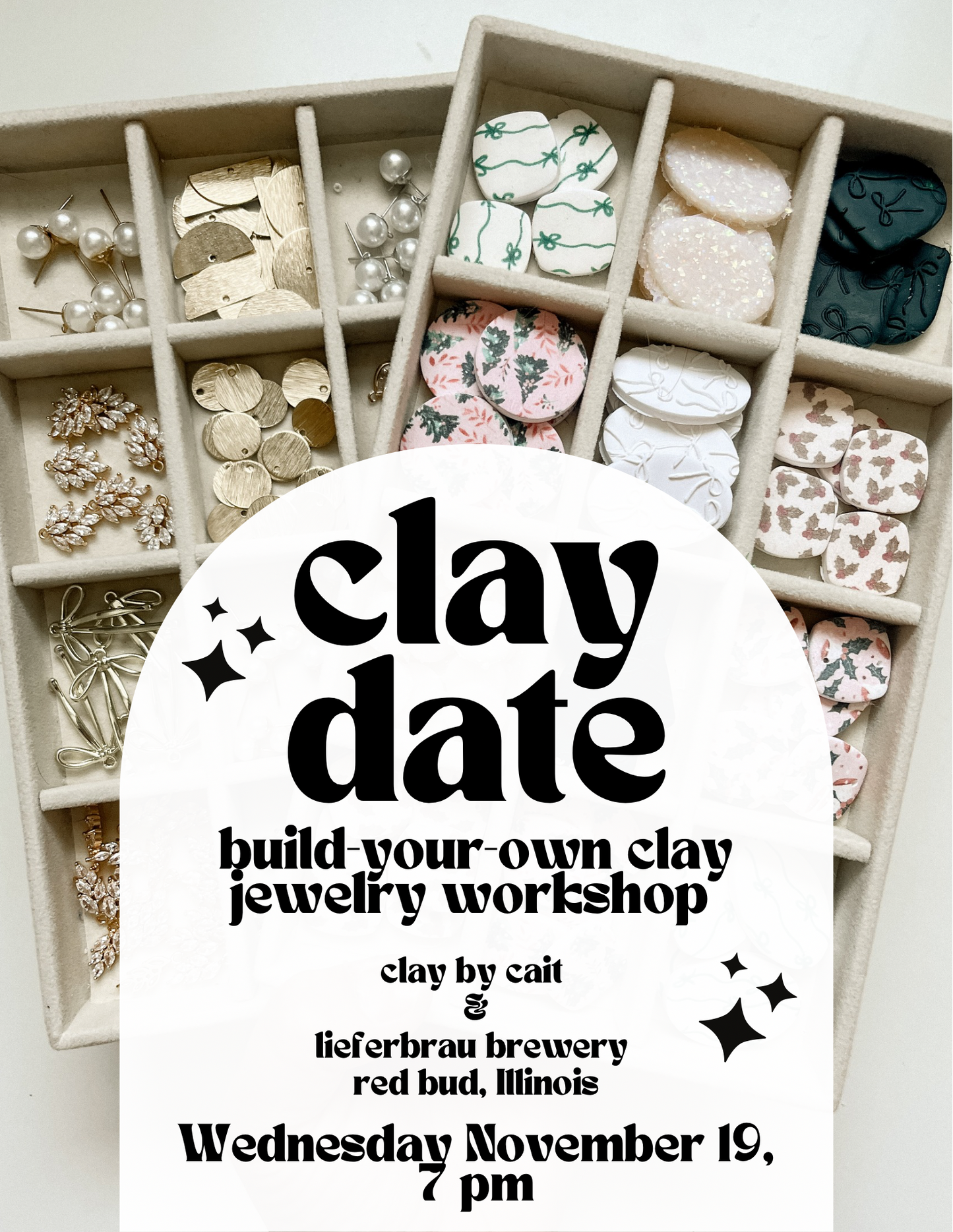 CLAY DATE : Workshops Build-Your-Own Clay Jewelry