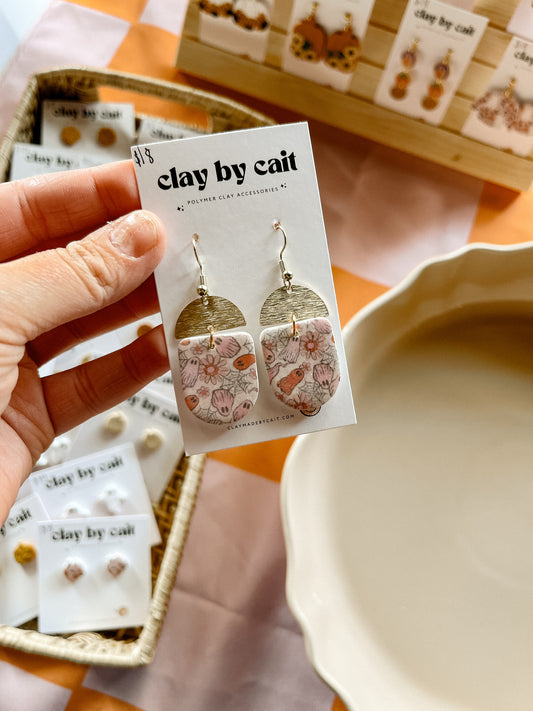 Halloween Clay Earrings