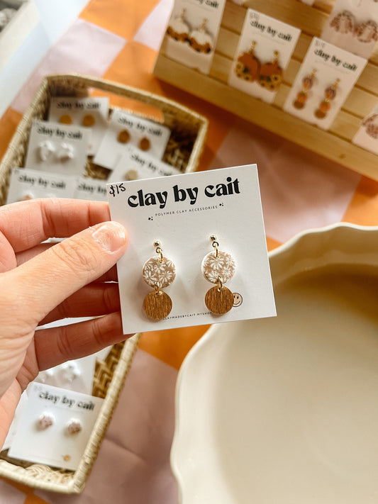 Fall Clay Earrings