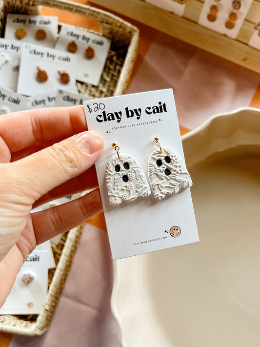 Ghosty Clay Earrings