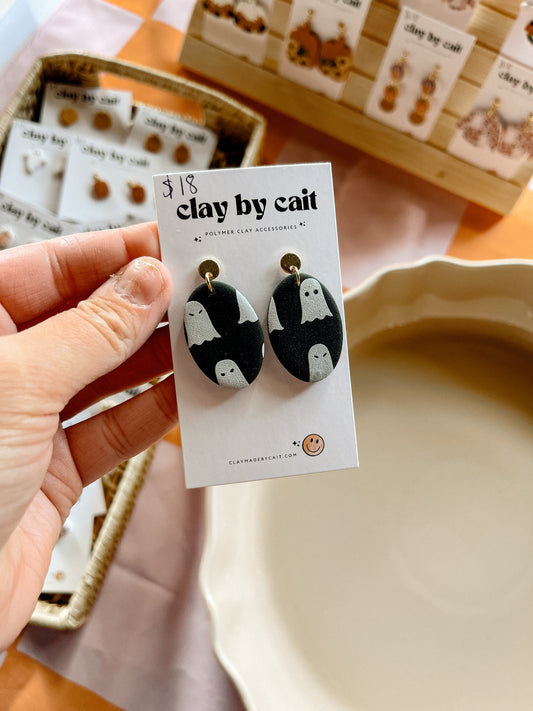 Halloween Clay Earrings