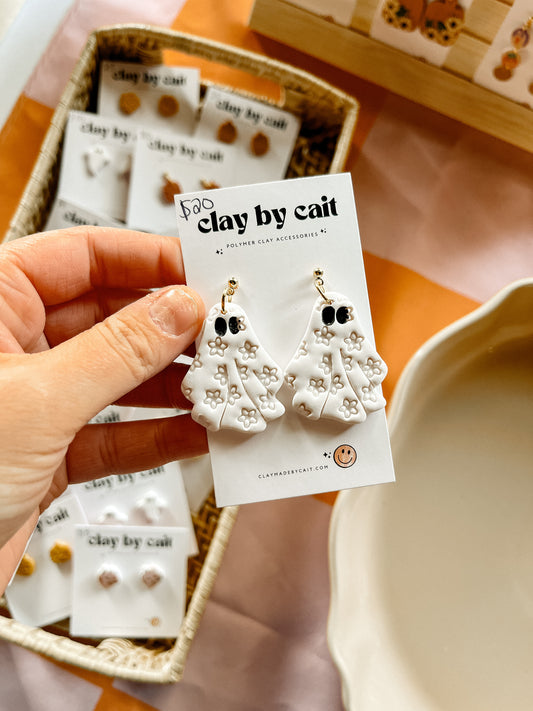 Ghosty Clay Earrings