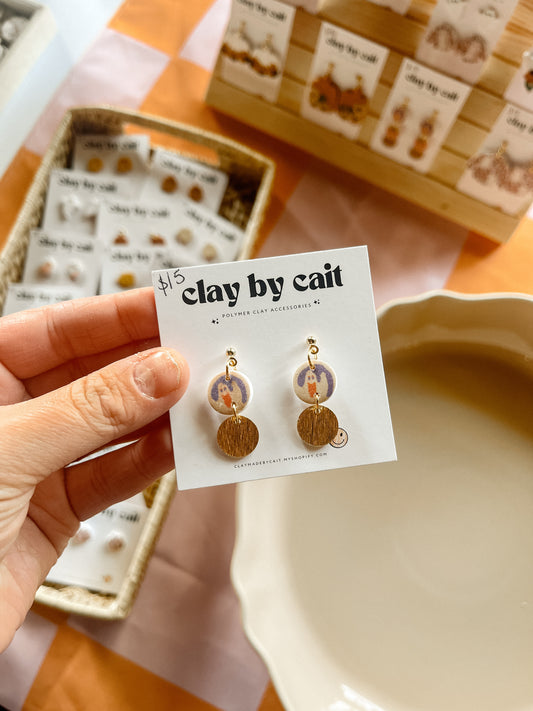 Halloween Clay Earrings
